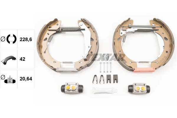 TEXTAR 84055200 Shoe Kit Pro Bremsbackensatz