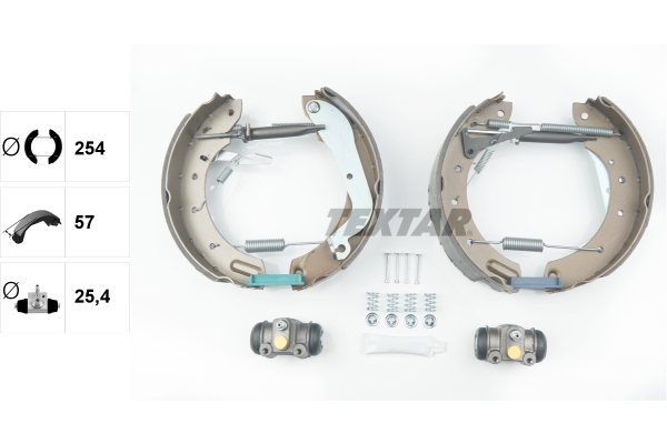 TEXTAR 84055800 Shoe Kit Pro Bremsbackensatz