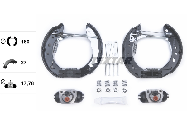 TEXTAR 84058300 Shoe Kit Pro Bremsbackensatz