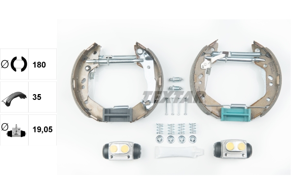 TEXTAR 84059600 Shoe Kit Pro Bremsbackensatz