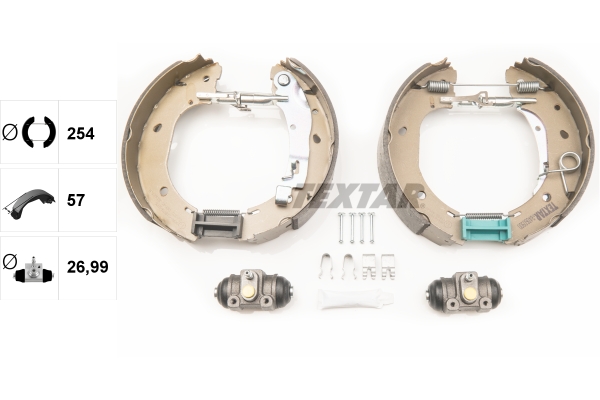 TEXTAR 84060900 Shoe Kit Pro Bremsbackensatz
