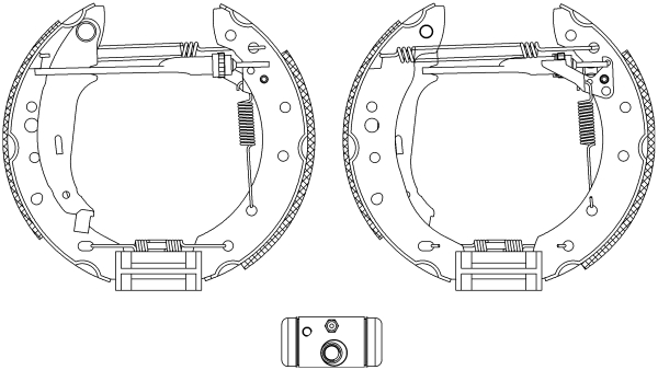 MAXGEAR 19-2098 Bremsesko sett