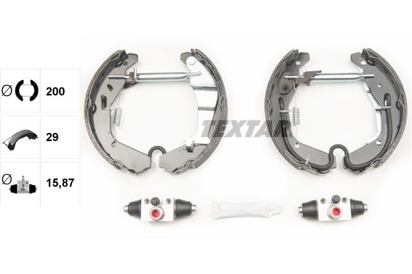 TEXTAR 84065200 Shoe Kit Pro Bremsesko sett