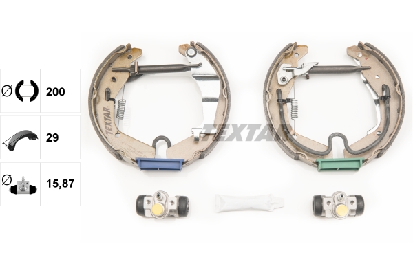 TEXTAR 84065201 Shoe Kit Pro Bremsbackensatz