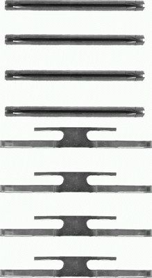TEXTAR 82012800 Zubehörsatz, Scheibenbremsbelag