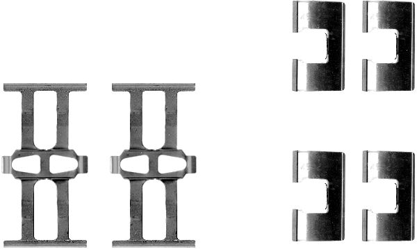 TEXTAR 82049600 Zubehörsatz, Scheibenbremsbelag