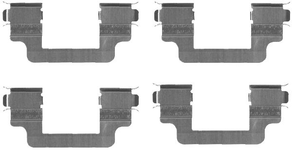 TEXTAR 82073500 Zubehörsatz, Scheibenbremsbelag