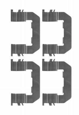TEXTAR 82502800 Zubehörsatz, Scheibenbremsbelag