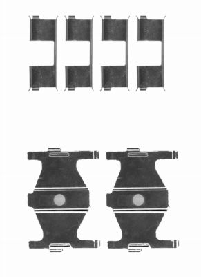 TEXTAR 82503400 Zubehörsatz, Scheibenbremsbelag