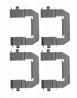 TEXTAR 82503800 Zubehörsatz, Scheibenbremsbelag