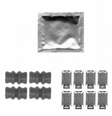 TEXTAR 82504200 Zubehörsatz, Scheibenbremsbelag