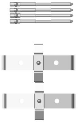 TEXTAR 82505800 Zubehörsatz, Scheibenbremsbelag