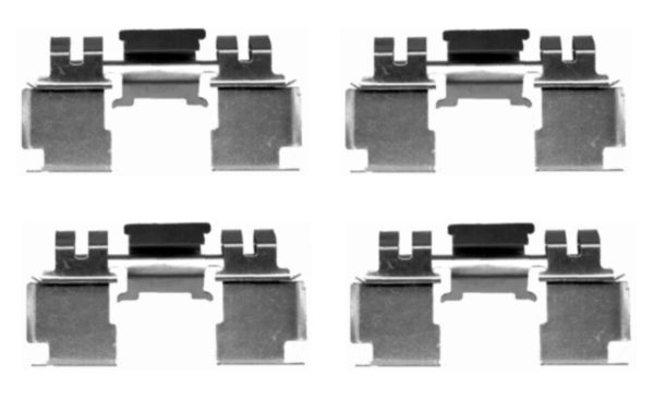 TEXTAR 82506400 Zubehörsatz, Scheibenbremsbelag