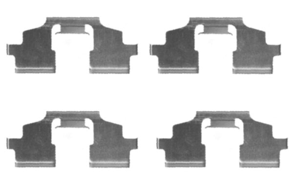 TEXTAR 82506900 Zubehörsatz, Scheibenbremsbelag