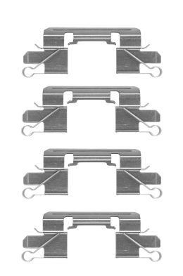TEXTAR 82516200 Zubehörsatz, Scheibenbremsbelag