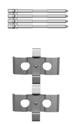 TEXTAR 82516600 Zubehörsatz, Scheibenbremsbelag