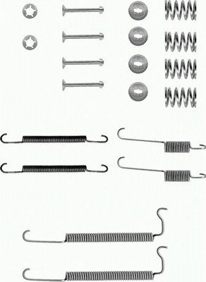 TEXTAR 97001000 Zubehörsatz, Bremsbacken