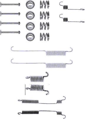 TEXTAR 97002400 Zubehörsatz, Bremsbacken