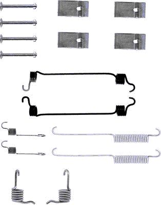 TEXTAR 97006300 Zubehörsatz, Bremsbacken