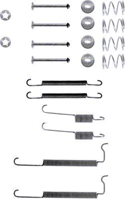 TEXTAR 97009700 Zubehörsatz, Bremsbacken