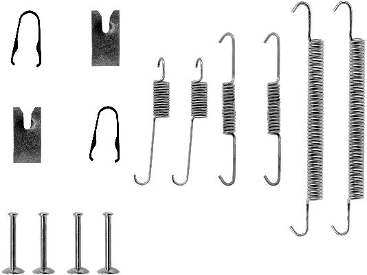 TEXTAR 97011200 Zubehörsatz, Bremsbacken