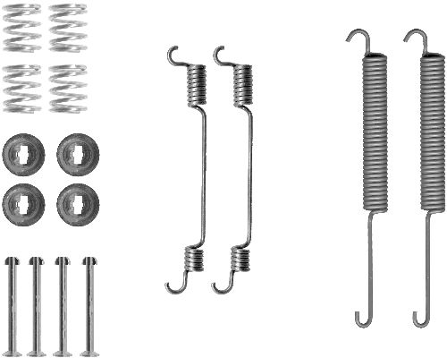 TEXTAR 97012200 Zubehörsatz, Bremsbacken