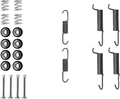 TEXTAR 97012700 Zubehörsatz, Feststellbremsbacken