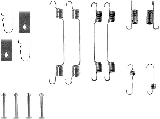 TEXTAR 97013400 Zubehörsatz, Bremsbacken