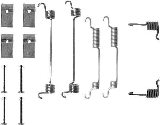 TEXTAR 97013500 Zubehörsatz, Bremsbacken