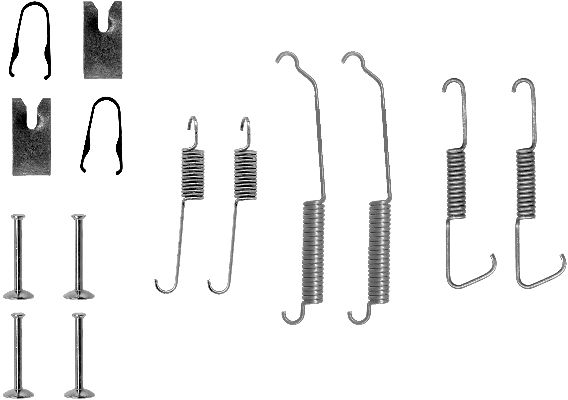 TEXTAR 97014100 Zubehörsatz, Bremsbacken