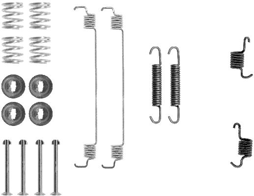TEXTAR 97014300 Zubehörsatz, Bremsbacken