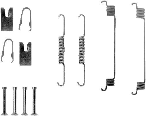 TEXTAR 97015200 Zubehörsatz, Bremsbacken