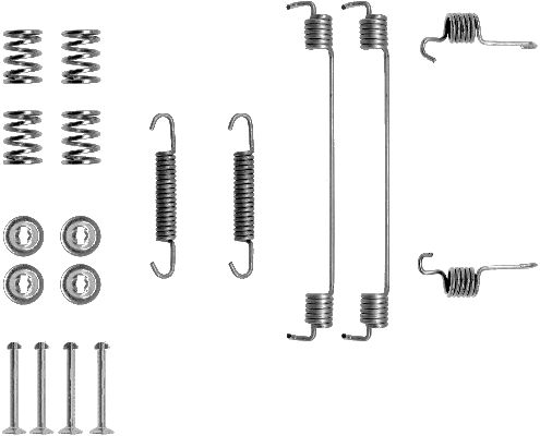TEXTAR 97015400 Zubehörsatz, Bremsbacken
