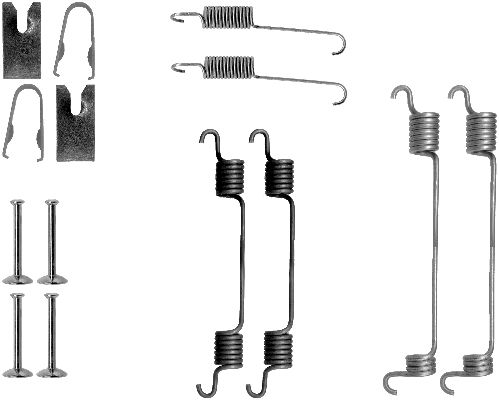 TEXTAR 97015800 Zubehörsatz, Bremsbacken