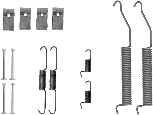 TEXTAR 97016300 Zubehörsatz, Bremsbacken
