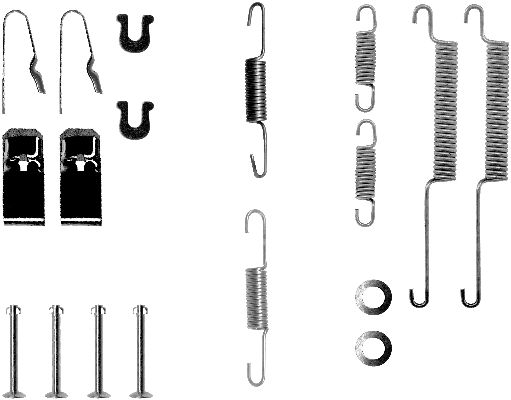 TEXTAR 97028000 Zubehörsatz, Bremsbacken