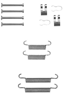 TEXTAR 97038000 Zubehörsatz, Feststellbremsbacken