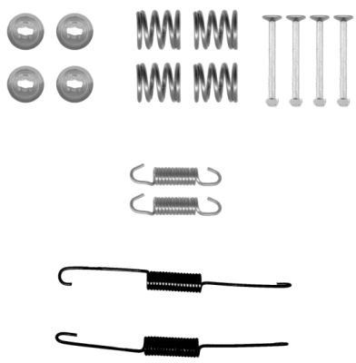 TEXTAR 97038400 Zubehörsatz, Bremsbacken