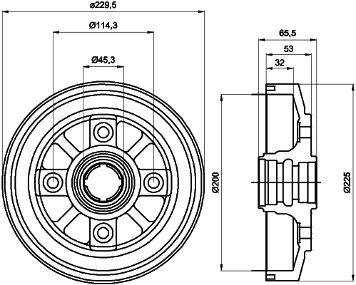 TEXTAR 94016000 Bremstrommel