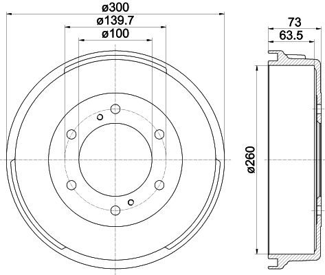 TEXTAR 94021600 Bremstrommel