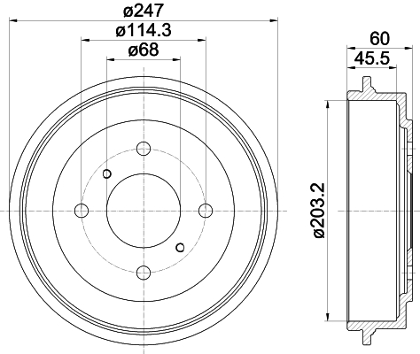 TEXTAR 94023200 Bremstrommel