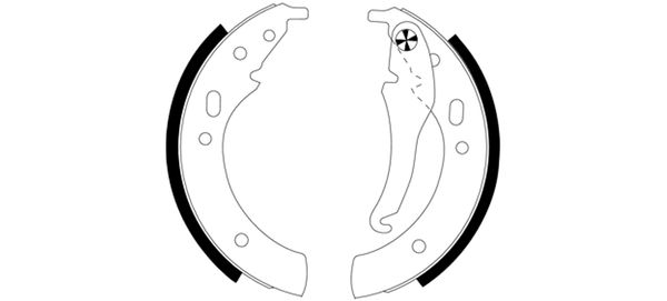 TEXTAR 91006300 Bremsbackensatz