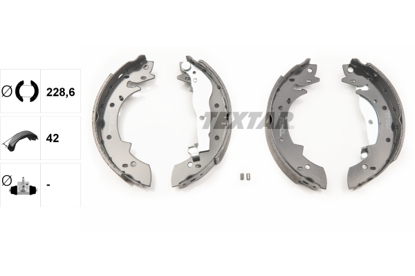 TEXTAR 91011200 Bremsbackensatz