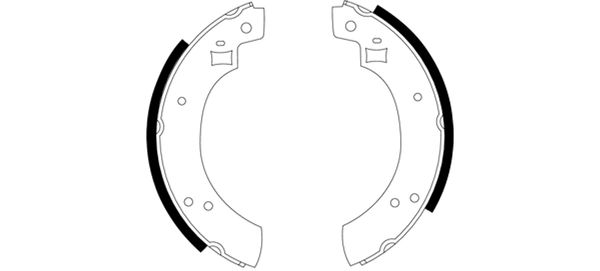 TEXTAR 91014100 Bremsbackensatz