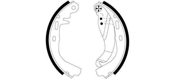 TEXTAR 91019600 Bremsbackensatz