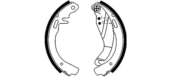 TEXTAR 91019700 Bremsbackensatz