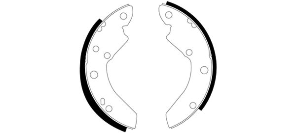 TEXTAR 91027100 Bremsbackensatz