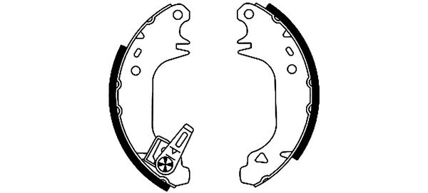 TEXTAR 91030301 Bremsbackensatz