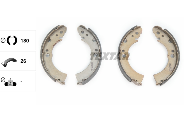 TEXTAR 91034200 Bremsbackensatz