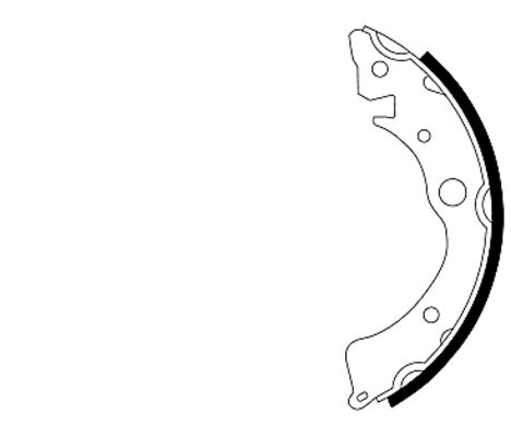 TEXTAR 91034700 Bremsbackensatz